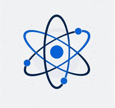 Stylised graphic representing science and research.